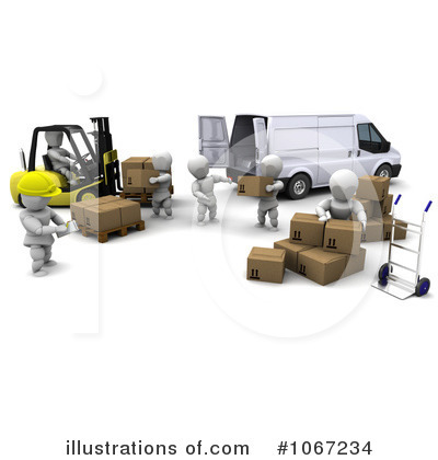 Royalty-Free (RF) Warehouse Clipart Illustration by KJ Pargeter - Stock Sample #1067234