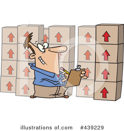 Royalty-Free (RF) Warehouse Clipart Illustration by toonaday - Stock Sample #439229
