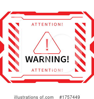 Warning Clipart #1757449 by Vector Tradition SM
