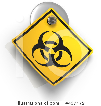 Royalty-Free (RF) Warning Sign Clipart Illustration by Tonis Pan - Stock Sample #437172