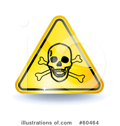 Royalty-Free (RF) Warning Sign Clipart Illustration by Oligo - Stock Sample #60464