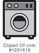 Washing Machine Clipart #1231619 by Lal Perera