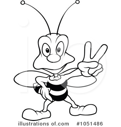 Royalty-Free (RF) Wasp Clipart Illustration by dero - Stock Sample #1051486