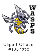 Wasp Clipart #1337858 by AtStockIllustration