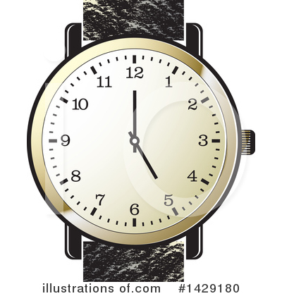 Royalty-Free (RF) Watch Clipart Illustration by Lal Perera - Stock Sample #1429180