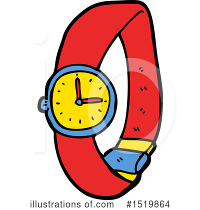 Royalty-Free (RF) Watch Clipart Illustration by lineartestpilot - Stock Sample #1519864