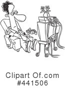 Watching Tv Clipart #441506 by toonaday