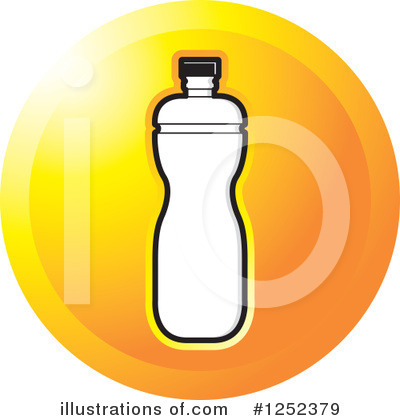 Royalty-Free (RF) Water Bottle Clipart Illustration by Lal Perera - Stock Sample #1252379