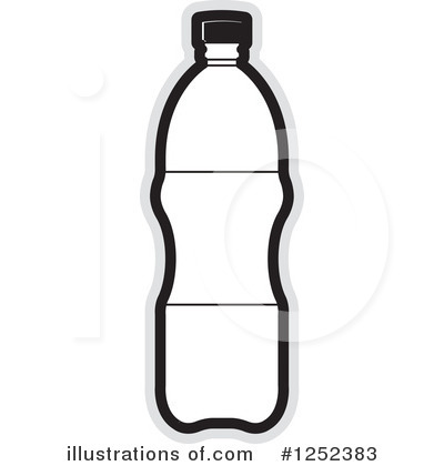 Water Bottle Clipart #1252383 by Lal Perera