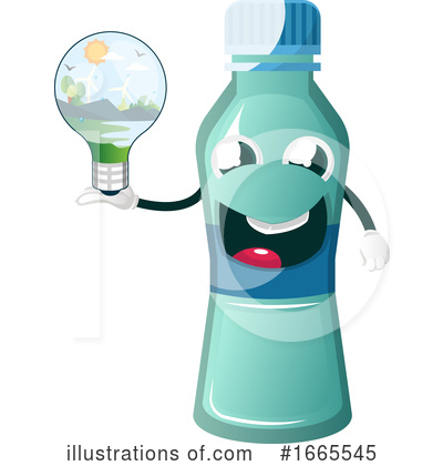 Royalty-Free (RF) Water Bottle Clipart Illustration by Morphart Creations - Stock Sample #1665545