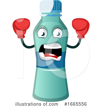 Royalty-Free (RF) Water Bottle Clipart Illustration by Morphart Creations - Stock Sample #1665556