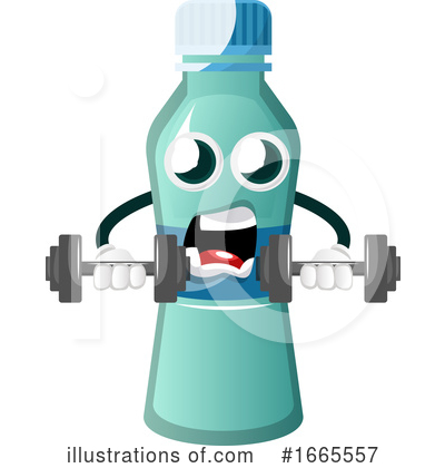 Water Bottle Clipart #1665557 by Morphart Creations