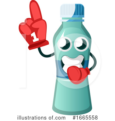 Water Bottle Clipart #1665558 by Morphart Creations