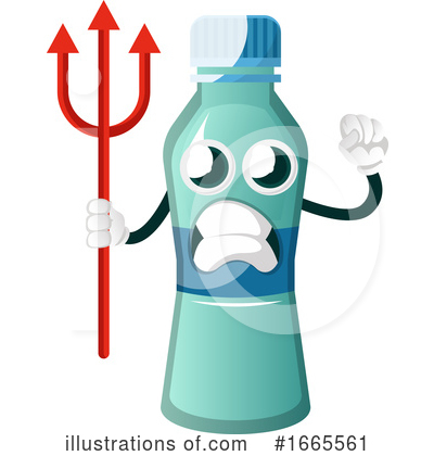 Royalty-Free (RF) Water Bottle Clipart Illustration by Morphart Creations - Stock Sample #1665561