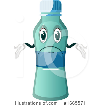Royalty-Free (RF) Water Bottle Clipart Illustration by Morphart Creations - Stock Sample #1665571