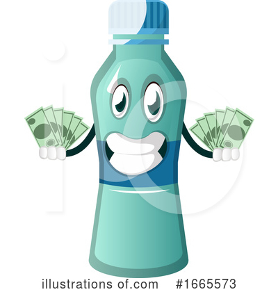 Royalty-Free (RF) Water Bottle Clipart Illustration by Morphart Creations - Stock Sample #1665573