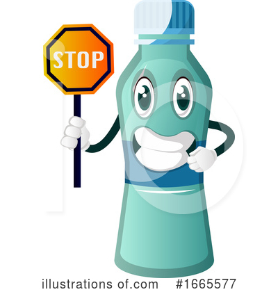 Royalty-Free (RF) Water Bottle Clipart Illustration by Morphart Creations - Stock Sample #1665577