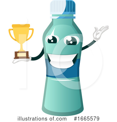 Royalty-Free (RF) Water Bottle Clipart Illustration by Morphart Creations - Stock Sample #1665579