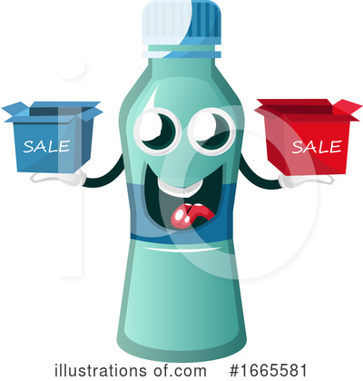 Royalty-Free (RF) Water Bottle Clipart Illustration by Morphart Creations - Stock Sample #1665581