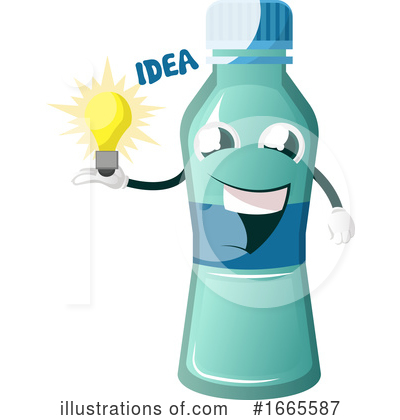 Royalty-Free (RF) Water Bottle Clipart Illustration by Morphart Creations - Stock Sample #1665587