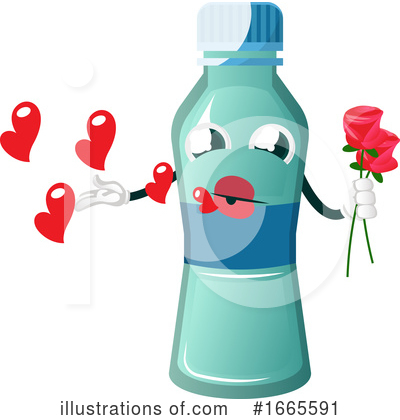 Water Bottle Clipart #1665591 by Morphart Creations