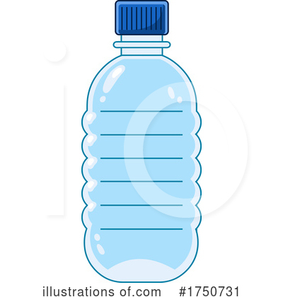 Water Bottle Clipart #1750731 by Hit Toon