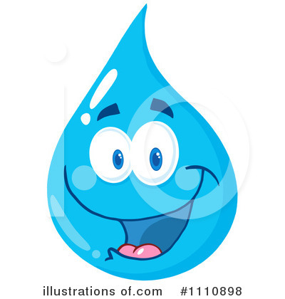 Drinking Water Clipart #1110898 by Hit Toon