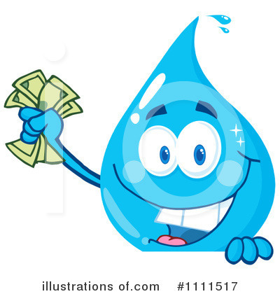 Drinking Water Clipart #1111517 by Hit Toon