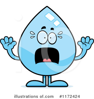 Royalty-Free (RF) Water Drop Clipart Illustration by Cory Thoman - Stock Sample #1172424