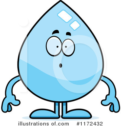 Royalty-Free (RF) Water Drop Clipart Illustration by Cory Thoman - Stock Sample #1172432