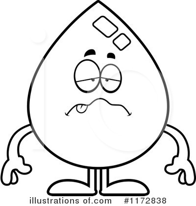 Royalty-Free (RF) Water Drop Clipart Illustration by Cory Thoman - Stock Sample #1172838