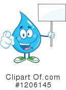 Water Drop Clipart #1206145 by Hit Toon