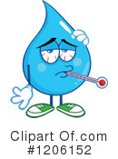 Water Drop Clipart #1206152 by Hit Toon