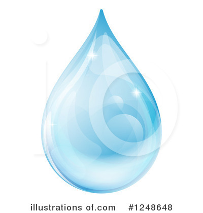 Water Droplet Clipart #1248648 by AtStockIllustration