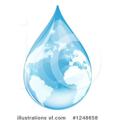 Drops Clipart #1248658 by AtStockIllustration