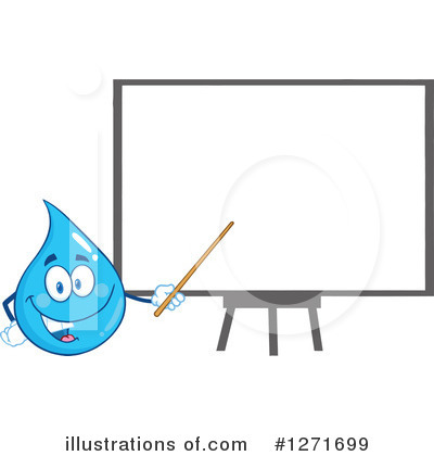Royalty-Free (RF) Water Drop Clipart Illustration by Hit Toon - Stock Sample #1271699