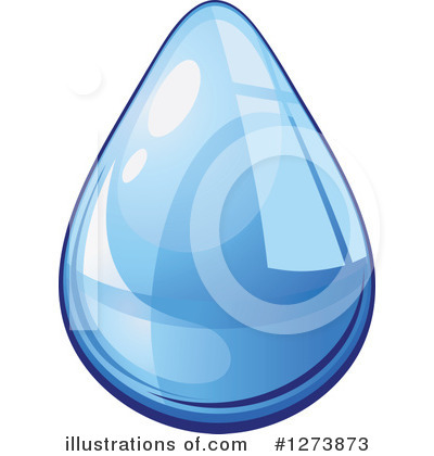 Royalty-Free (RF) Water Drop Clipart Illustration by Vector Tradition SM - Stock Sample #1273873