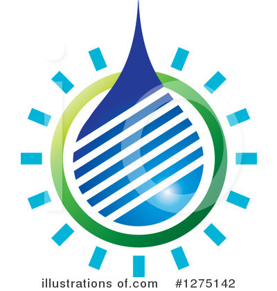 Royalty-Free (RF) Water Drop Clipart Illustration by Lal Perera - Stock Sample #1275142