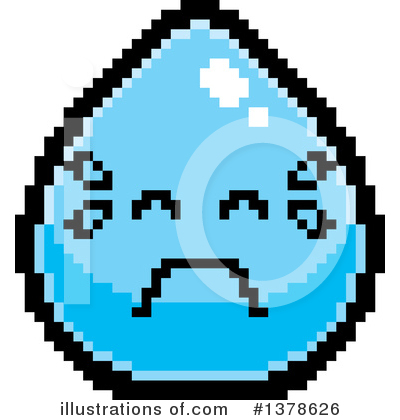 Royalty-Free (RF) Water Drop Clipart Illustration by Cory Thoman - Stock Sample #1378626