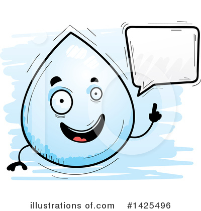 Royalty-Free (RF) Water Drop Clipart Illustration by Cory Thoman - Stock Sample #1425496