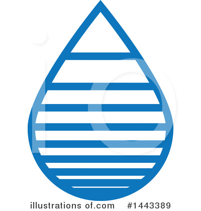 Royalty-Free (RF) Water Drop Clipart Illustration by ColorMagic - Stock Sample #1443389