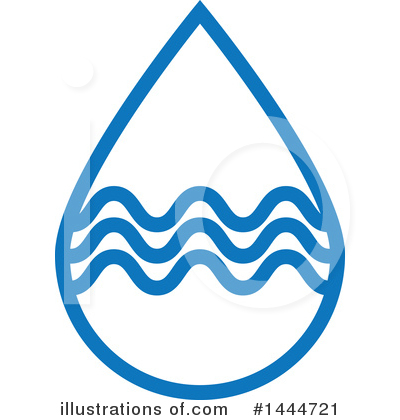 Waves Clipart #1444721 by ColorMagic