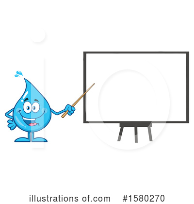 Royalty-Free (RF) Water Drop Clipart Illustration by Hit Toon - Stock Sample #1580270