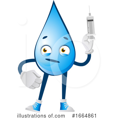 Royalty-Free (RF) Water Drop Clipart Illustration by Morphart Creations - Stock Sample #1664861
