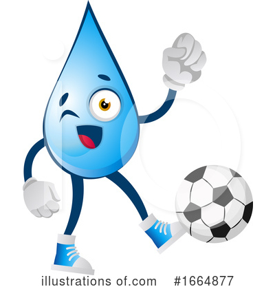 Royalty-Free (RF) Water Drop Clipart Illustration by Morphart Creations - Stock Sample #1664877