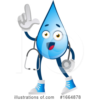 Royalty-Free (RF) Water Drop Clipart Illustration by Morphart Creations - Stock Sample #1664878