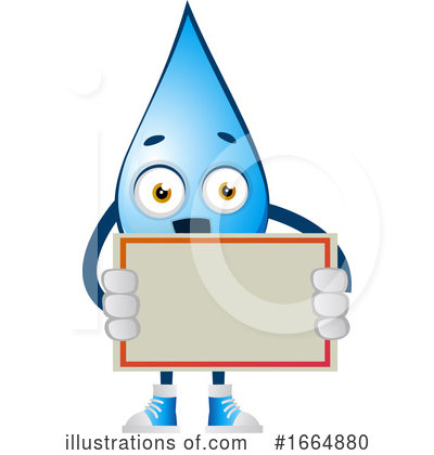Royalty-Free (RF) Water Drop Clipart Illustration by Morphart Creations - Stock Sample #1664880