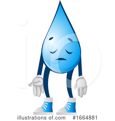 Royalty-Free (RF) Water Drop Clipart Illustration by Morphart Creations - Stock Sample #1664881