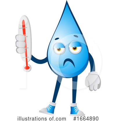 Royalty-Free (RF) Water Drop Clipart Illustration by Morphart Creations - Stock Sample #1664890