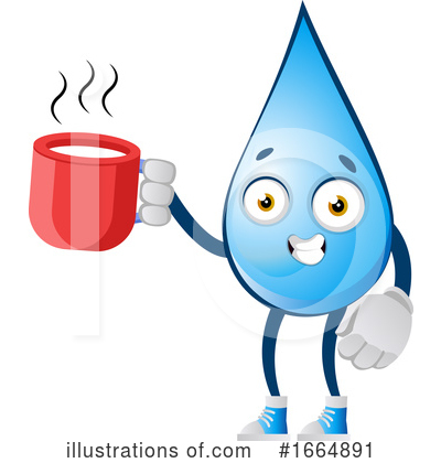 Royalty-Free (RF) Water Drop Clipart Illustration by Morphart Creations - Stock Sample #1664891